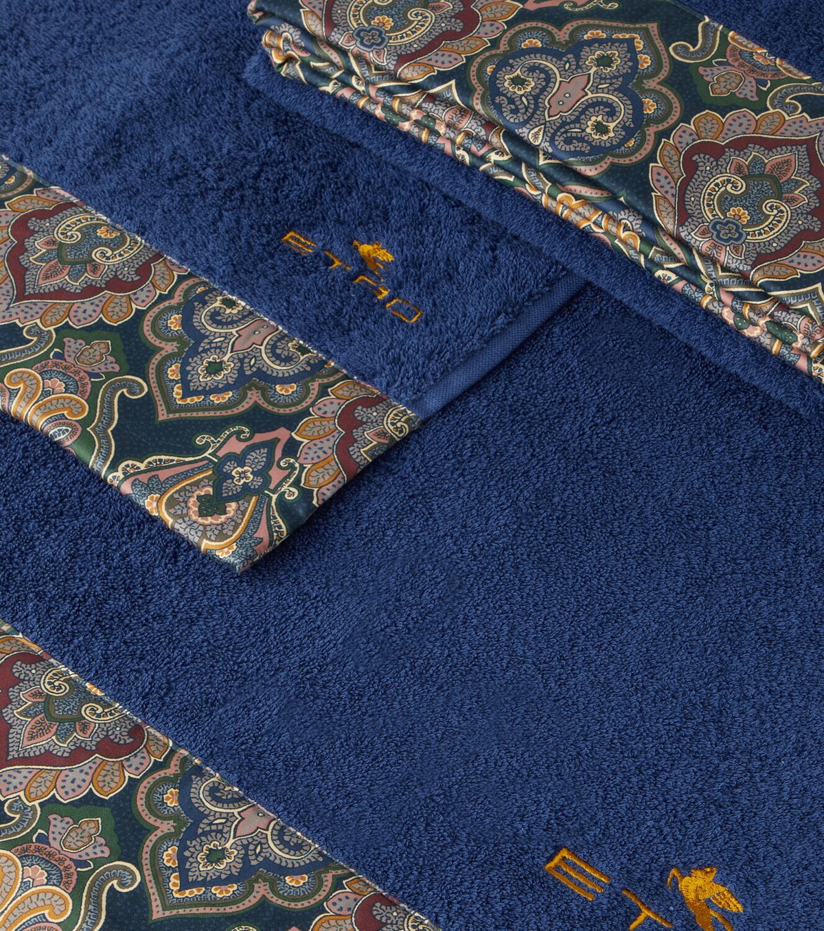 Etro Set of 5 cotton terry towels