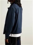 Folk - Signal Garment-Dyed Cotton-Twill Coach Jacket - Blue