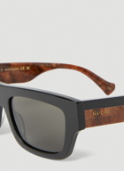 Gucci - Rectangular Sunglasses in Brown