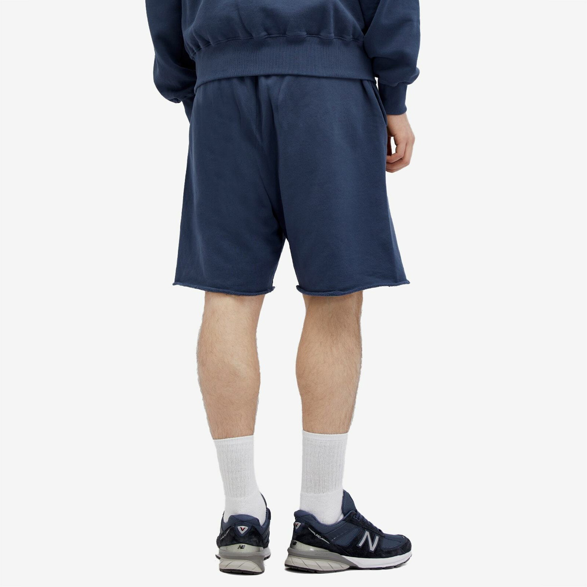 NoProblemo Men's Mini Problemo Sweat Shorts in Navy