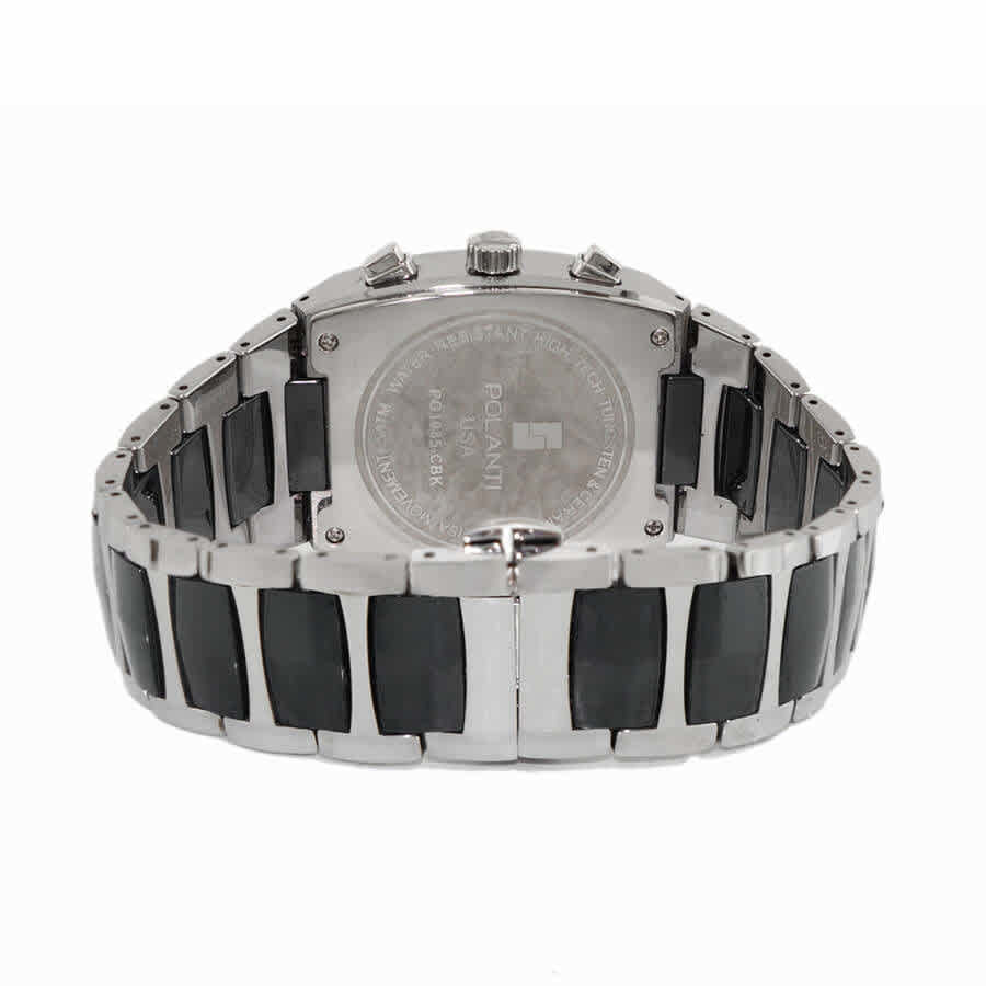 Polanti Valor Quartz Black Dial Mens Watch PO1085-CBK