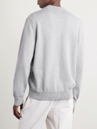 Eleventy - Cotton and Silk-Blend Cardigan - Gray