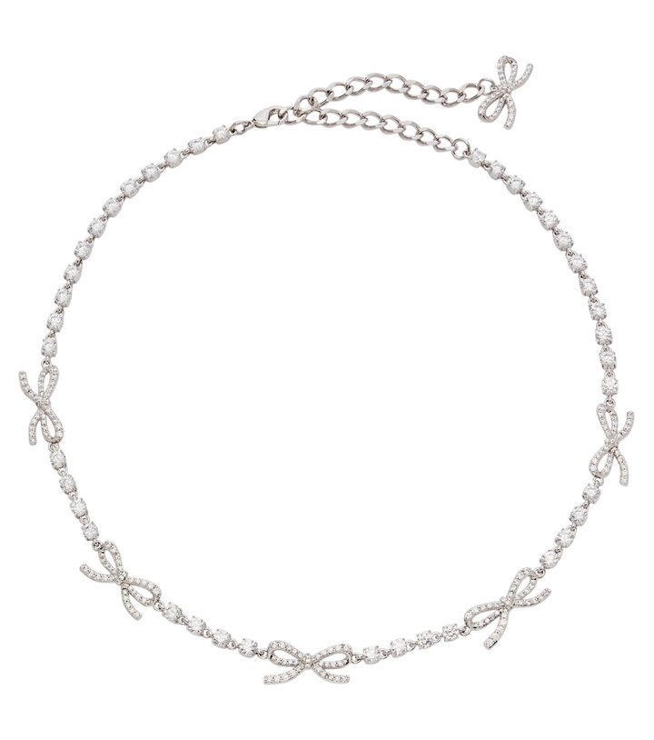 Photo: Self-Portrait Crystal-embellished necklace