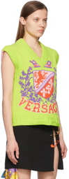 Versace Green & Pink Cotton Vest