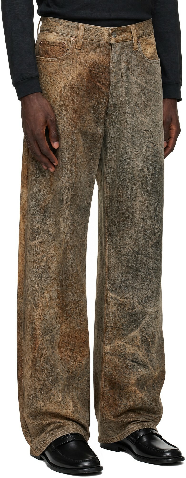 AGOLDE Brown Afton Jeans