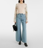 Maison Margiela Floral bodysuit