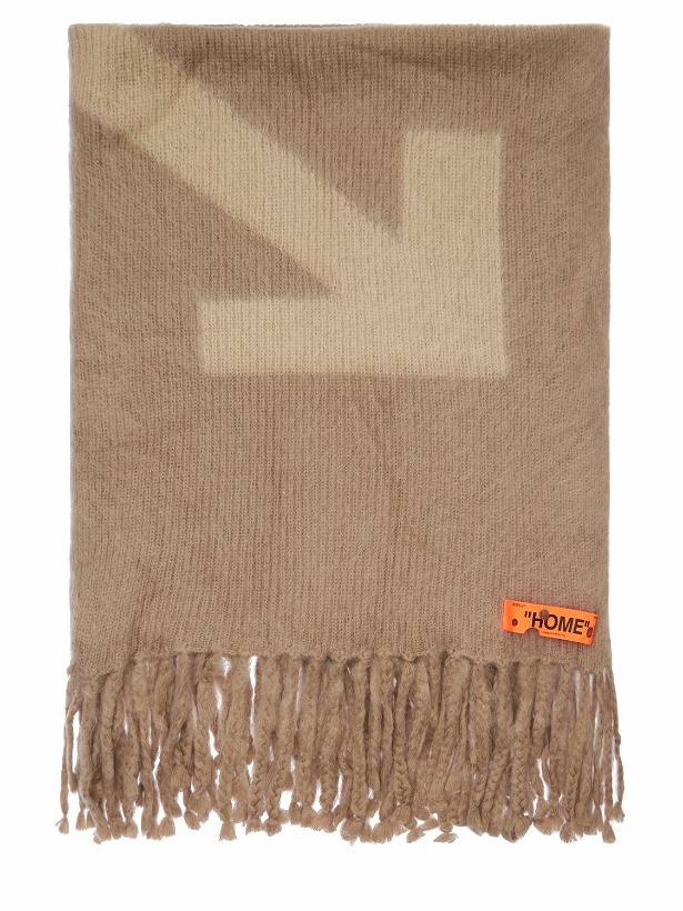 Photo: OFF-WHITE - Taupe Beige Blanket