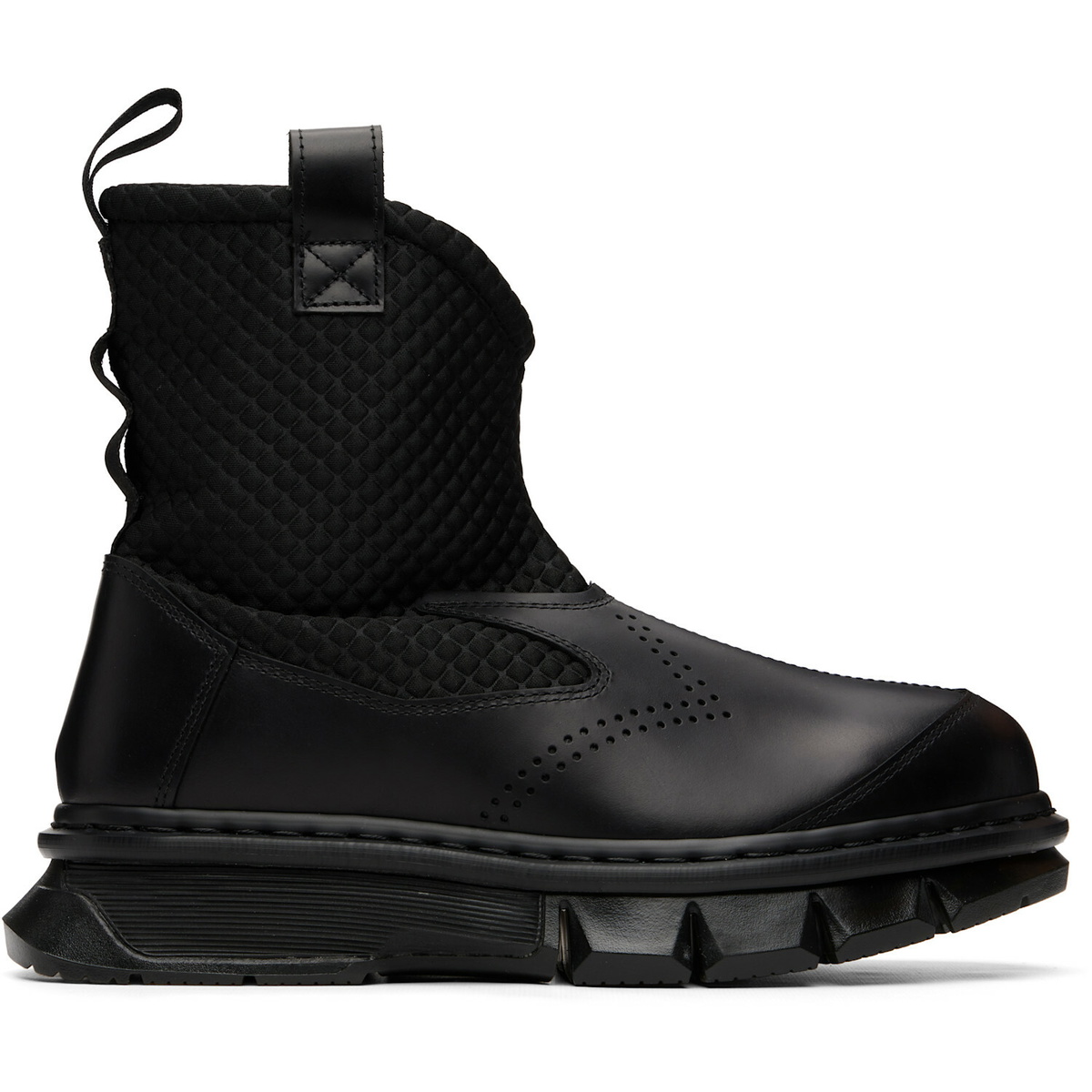 Dr. Martens Black Qubist Rigger Boots