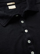 MASSIMO ALBA - Filicudi Linen-Jersey Polo Shirt - Blue