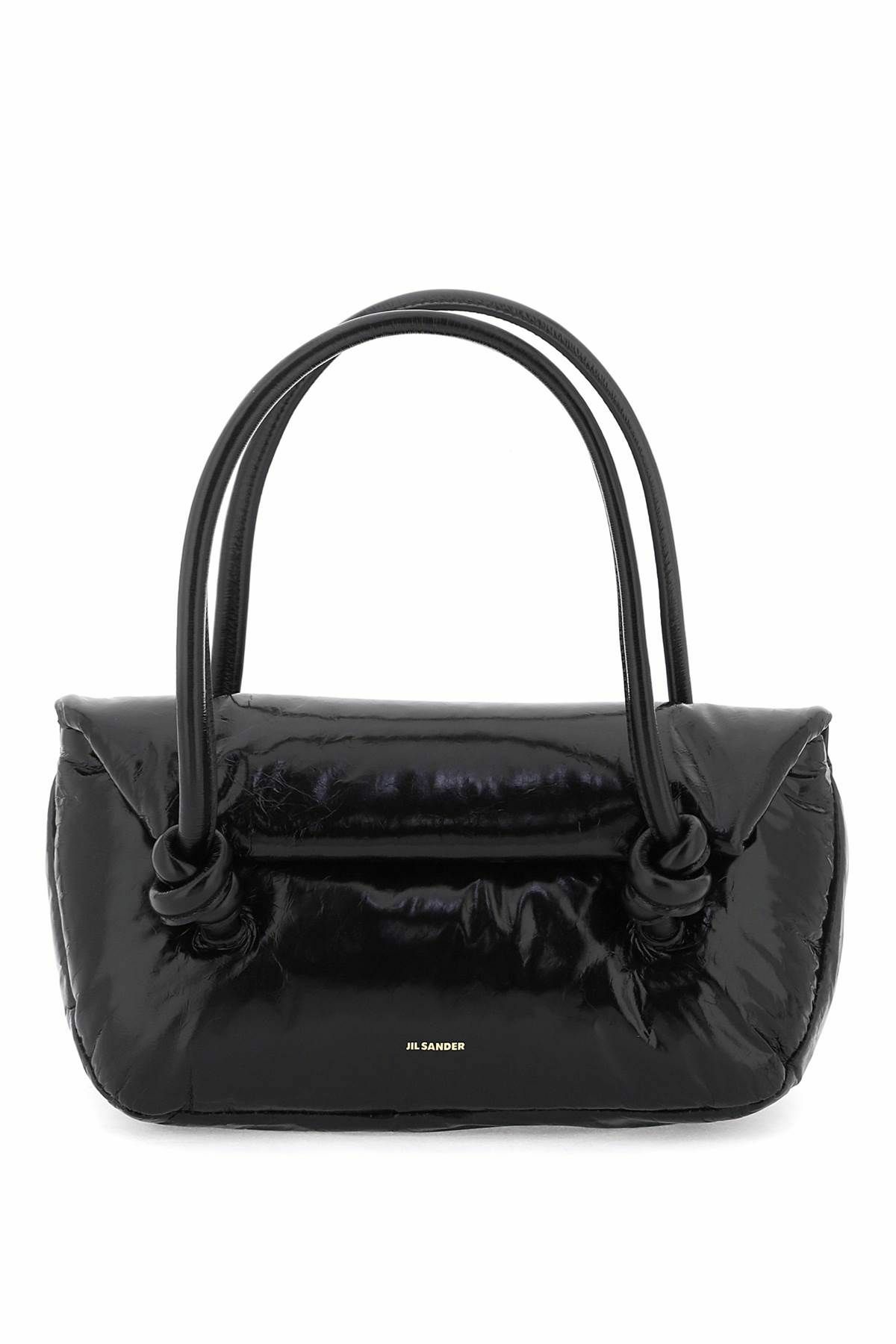 バッグ jil sander patent leather shoulder bag JIL SANDER patent leather small shoulder bag Black Jil Sander