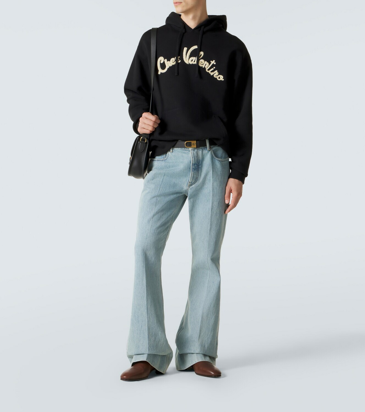 Valentino Chez Valentino cotton jersey hoodie