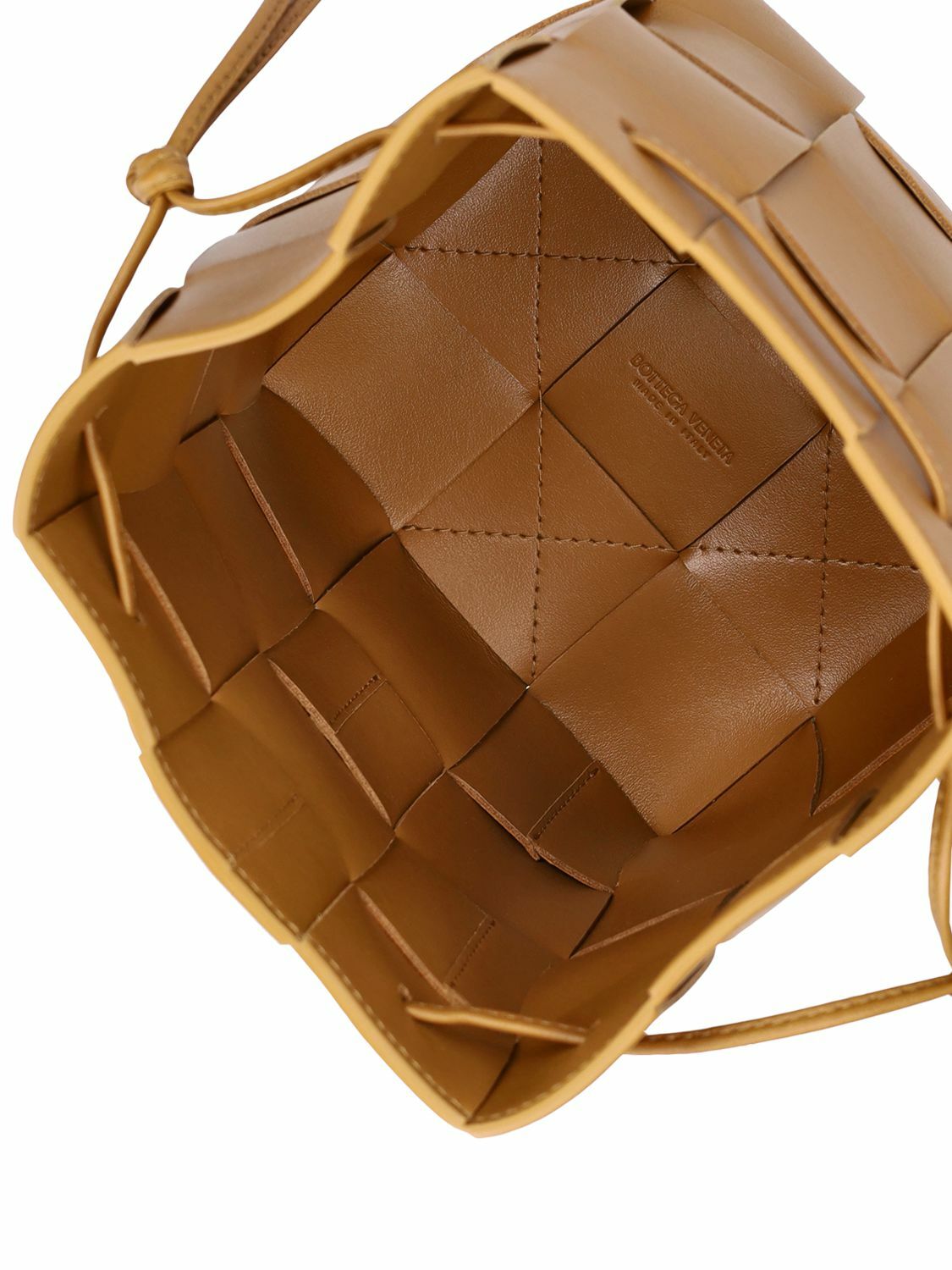 Mini Intreccio Leather Bucket Bag