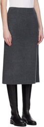 Nothing Written Gray Sander Midi Skirt