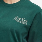Sporty & Rich Women's NY 94 T-Shirt in Forest Cream