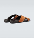 Manolo Blahnik Chiltern suede slides