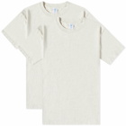 Velva Sheen Men's T-Shirt - 2 Pack in Oatmeal