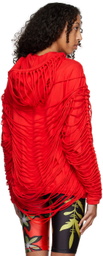 Sia Arnika Red Laddering Hoodie