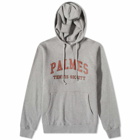 Palmes Men's Mats Collegate Hoody in Grey Melange