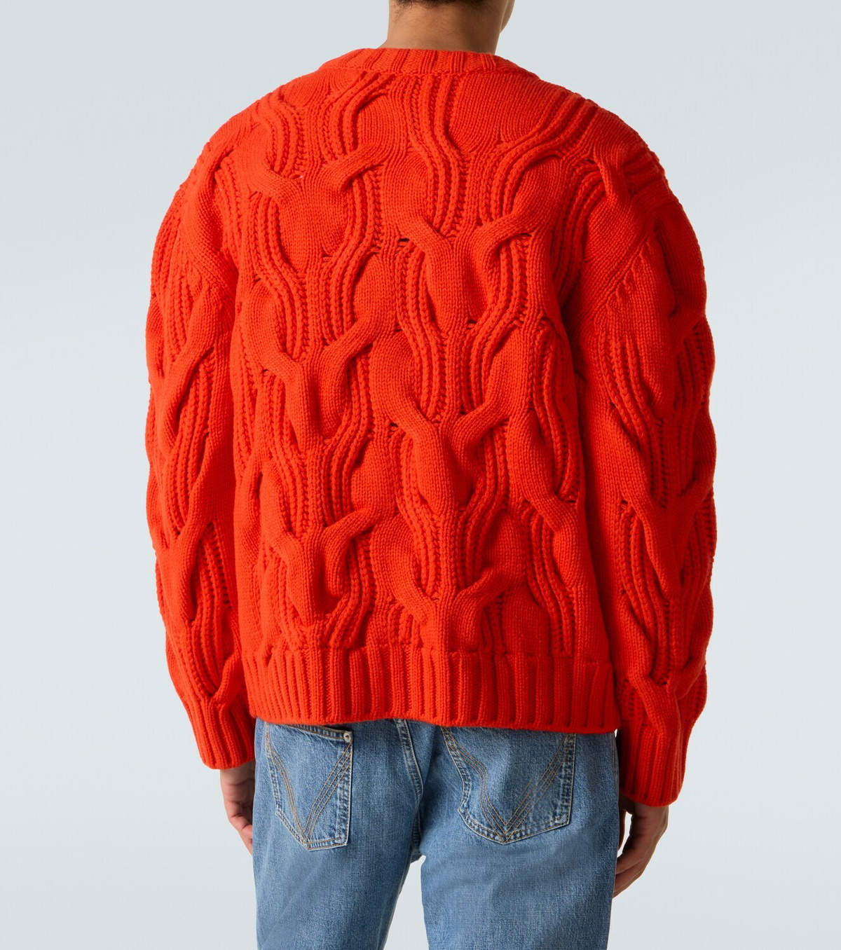 Bottega Veneta Cable-knit wool cardigan