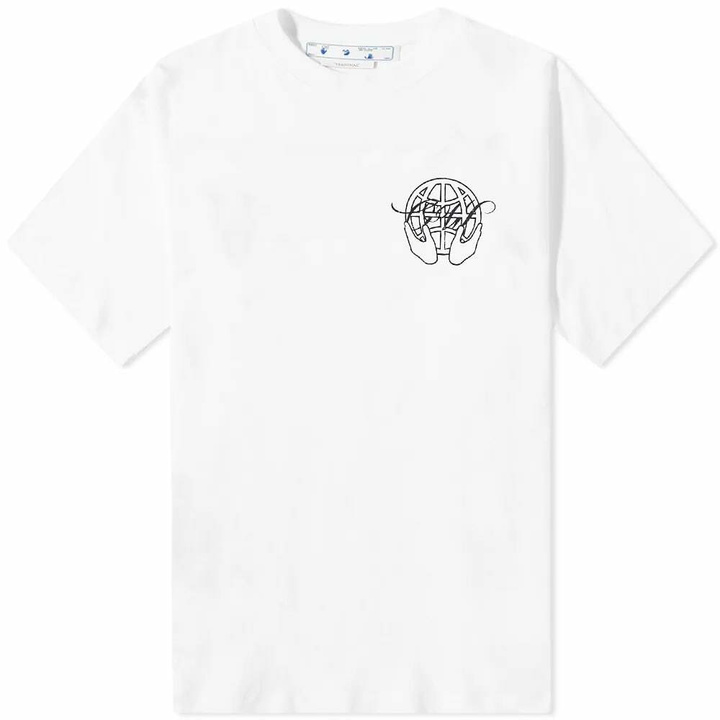 Photo: Off-White Men's Hand Arrow Slim T-Shirt in White