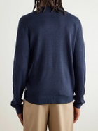 Onia - Linen Polo Shirt - Blue