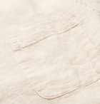 YMC - Malick Camp-Collar Linen Shirt - Neutrals