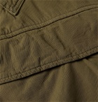 visvim - Wright Fleece-Trimmed Padded Cotton-Blend Parka - Green