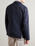Hartford - Jonbee Flannel Blazer - Blue