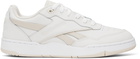 Reebok Classics White & Beige BB 4000 II Sneakers