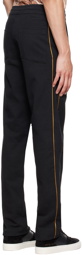 Rhude Black Drawstring Trousers