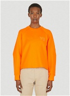Logo Sweatshirt in Orange