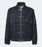 Sacai Denim bomber jacket