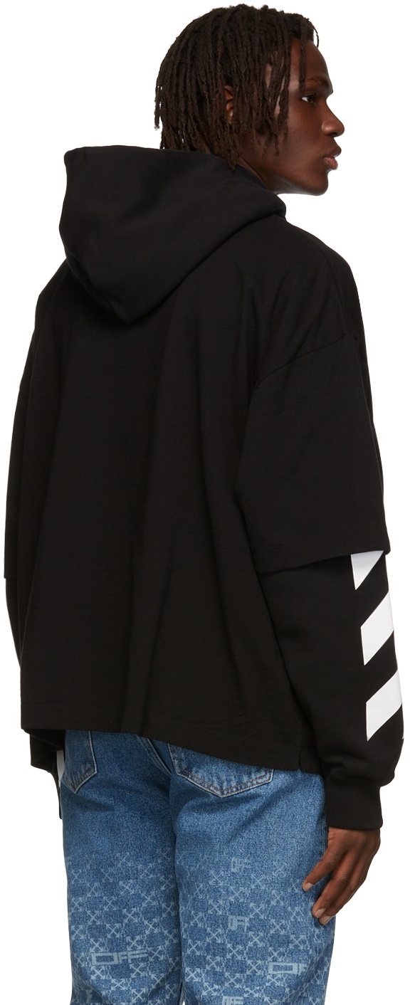 Off-White Black Diagonal Helvetica Hoodie Off-White Off-White Black Diagonal Helvetica Hoodie Off-White
