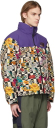 Gucci Multicolor The North Face Edition Down Floral Jacket