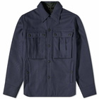 Moncler Grenoble Men's Ornon Down Shirt Jacket in Navy