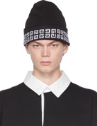Givenchy Black Reversible 4G Beanie