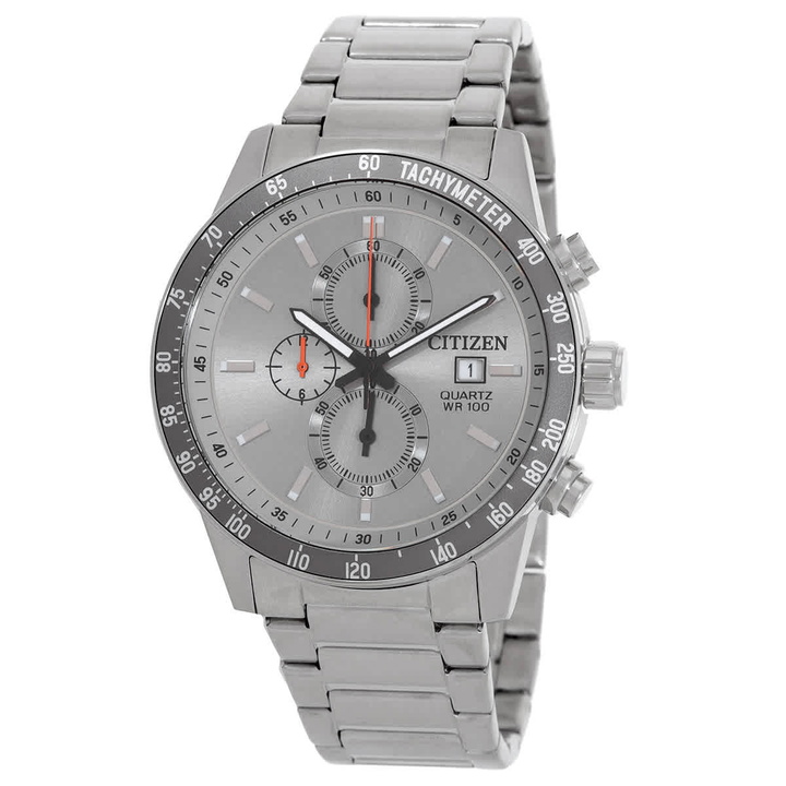 Photo: Citizen Chronograph Quartz Grey Dial Watch AN3688-58H