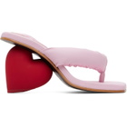YUME YUME Pink Love Mule Heeled Sandals