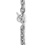 M.Cohen - Burnished Sterling Silver Chain Bracelet - Silver