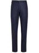 Canali - Slim-Fit Wool Suit Trousers - Blue