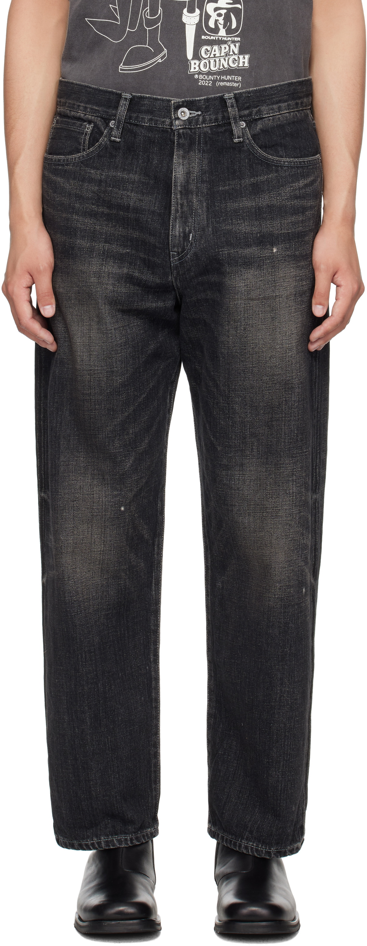 パンツ NEIGHBORHOOD x PHINGERIN 6PK DENIM PANTS NH X PHINGERIN 6PK DENIM PANTS BLACK