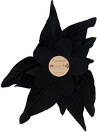 JW Anderson Black Ponsettia Brooch