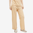 DONNI. Women's Jersey Stripe Simple Pant in Butter Stripe