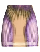 Y/project Womens Mini skirt in Purple