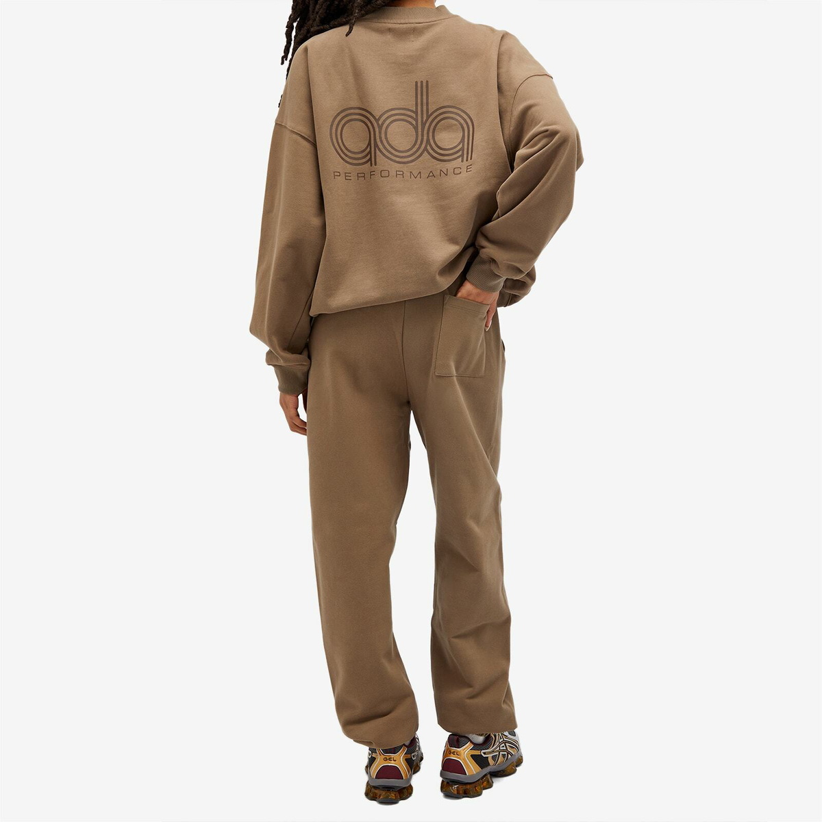 Adanola Women's Performance Oversized Sweatshirt in Brown