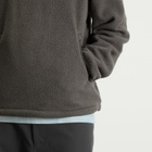 Hiking Patrol Men's Waypoint Fleece Pullover in Charcoal Black