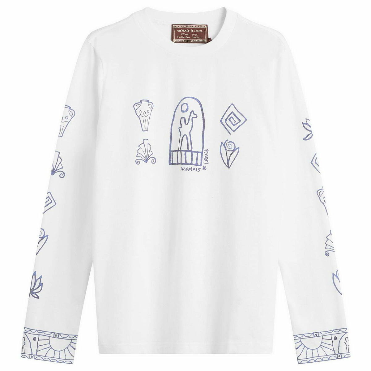 ALÉMAIS Women's Leela Long Sleeve T-Shirt in Cream
