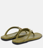 JW Anderson - Anchor leather thong sandals