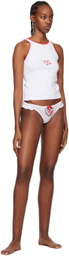 Fruity Booty SSENSE Exclusive 3-Pack White Sweet Heart Thong