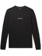 Calvin Klein Underwear - Logo-Print Cotton-Blend Jersey T-Shirt - Black